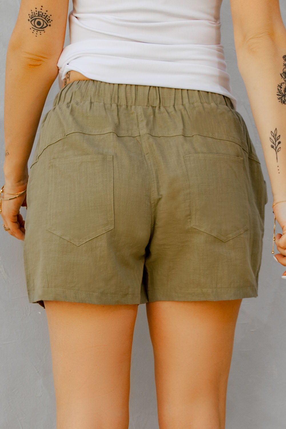 Khaki Faylin Shorts
