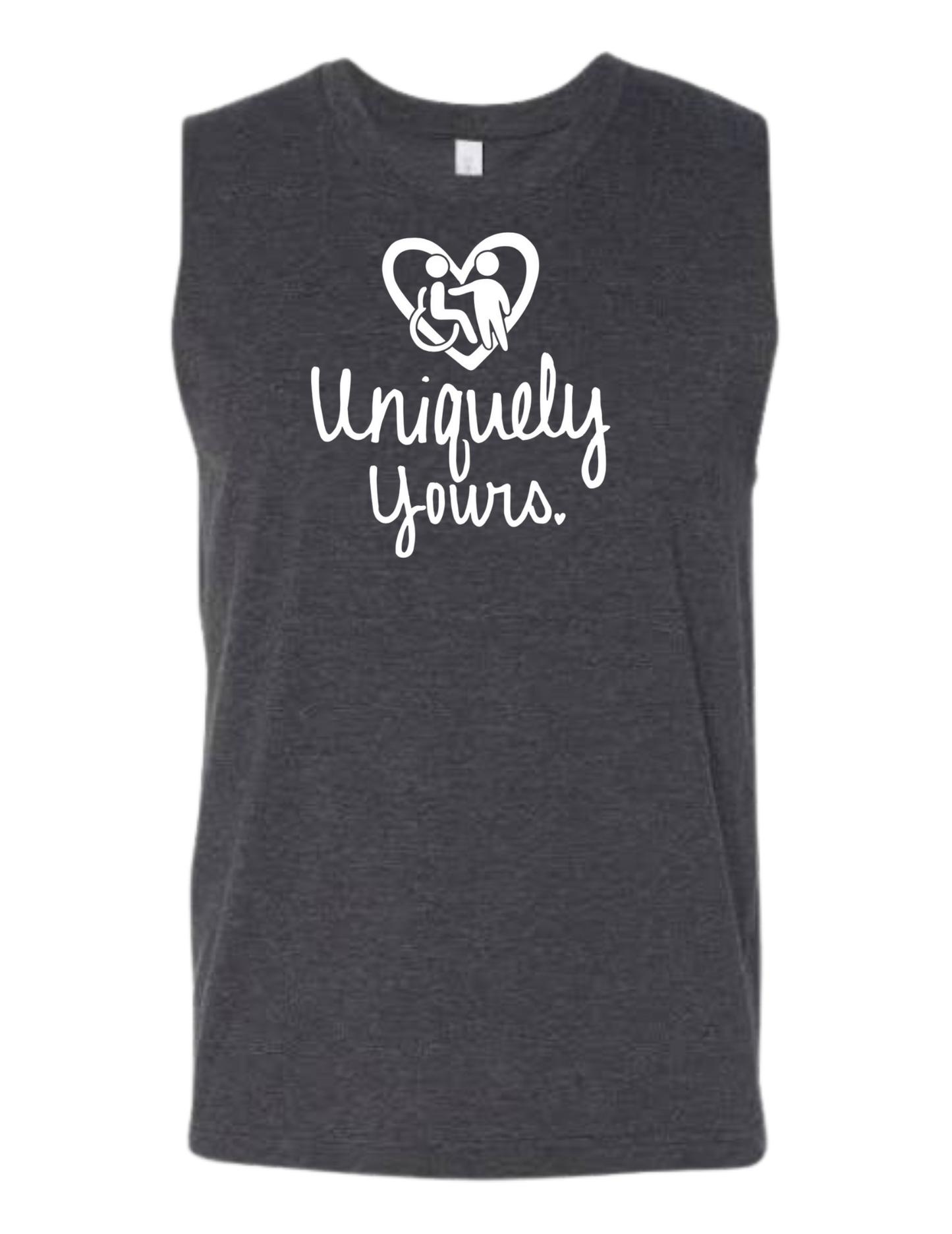 UY Muscle Tank - Heather Dark Gray