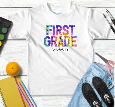 Tie Dye School Vibes Graphic Tee