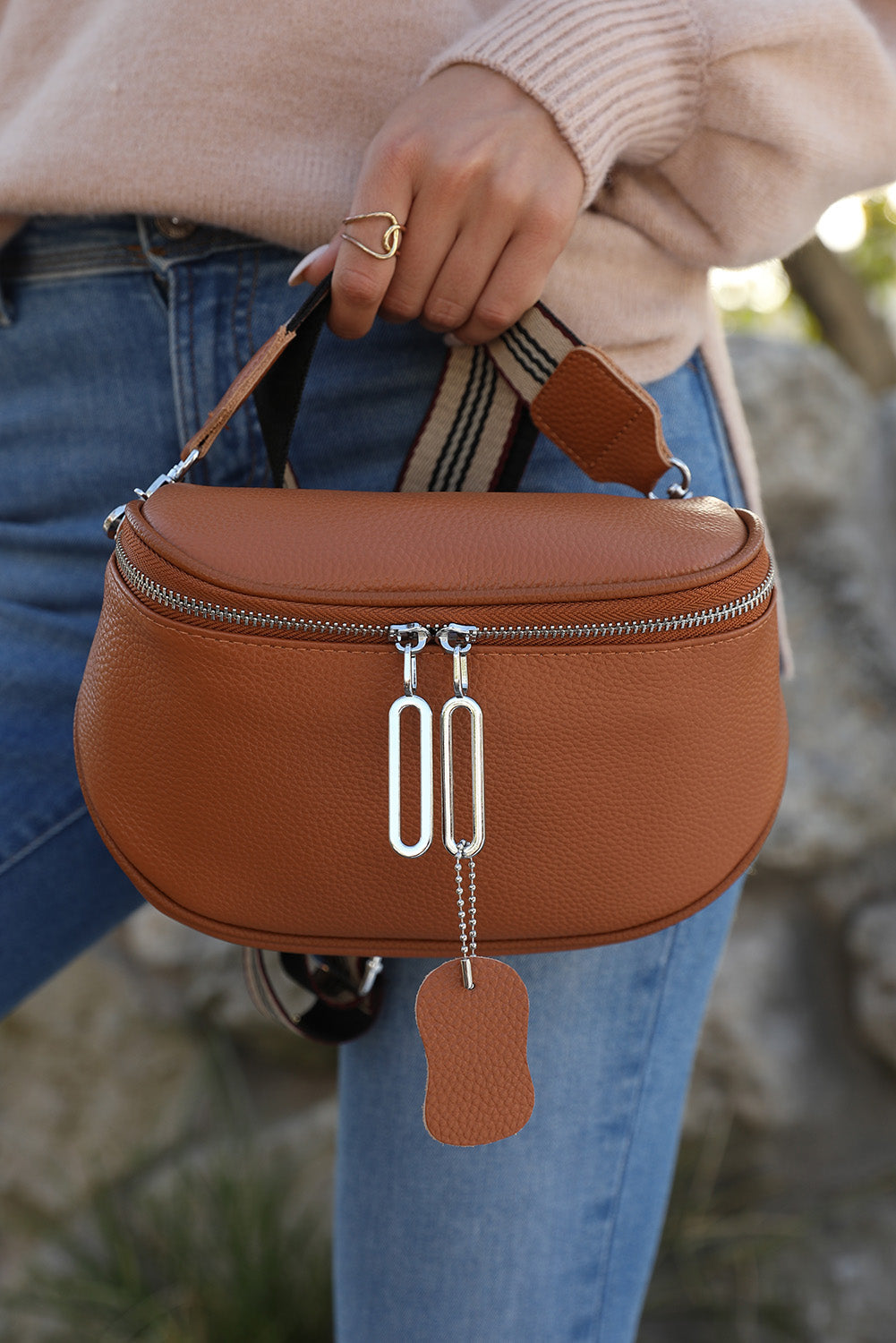Christine Crossbody Bag - Chestnut