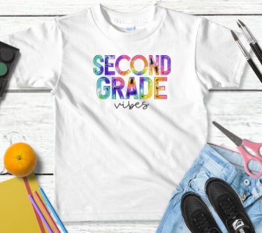 Tie Dye School Vibes Graphic Tee