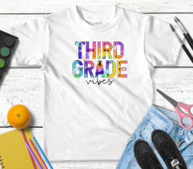 Tie Dye School Vibes Graphic Tee