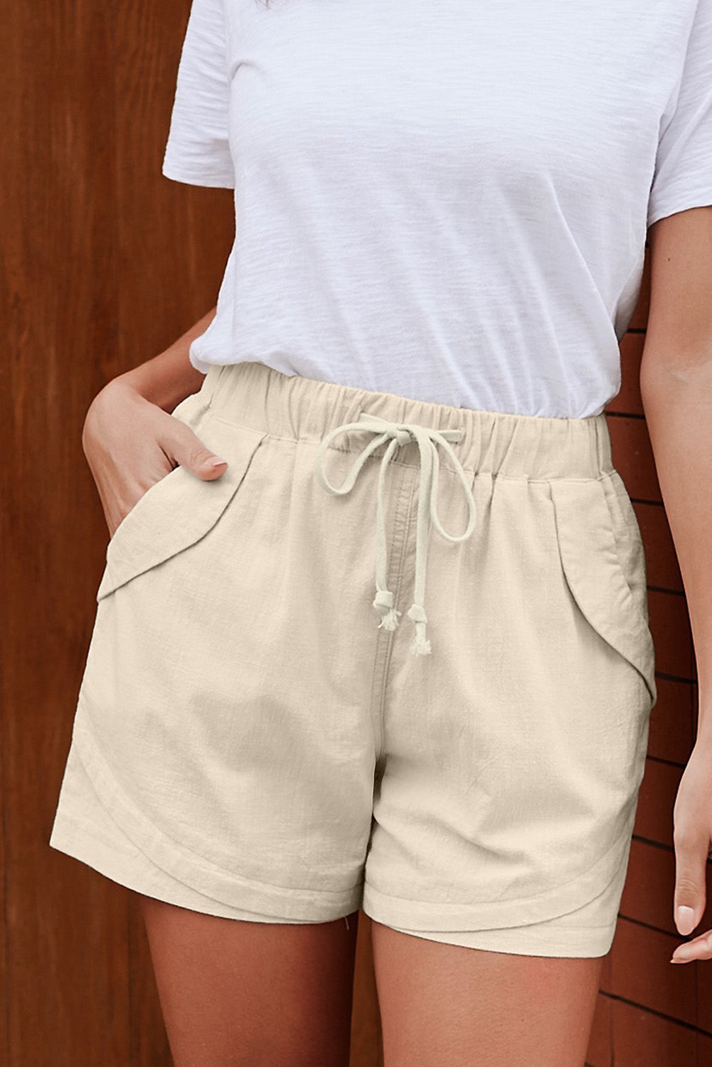 Khaki Faylin Shorts