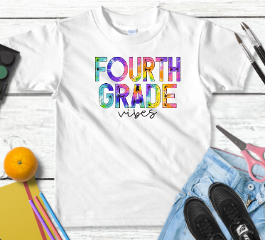 Tie Dye School Vibes Graphic Tee