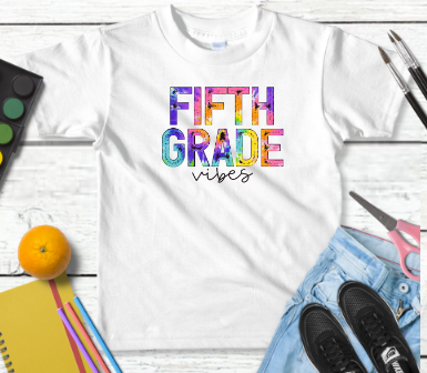 Tie Dye School Vibes Graphic Tee