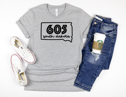 605 South Dakota Graphic Tee