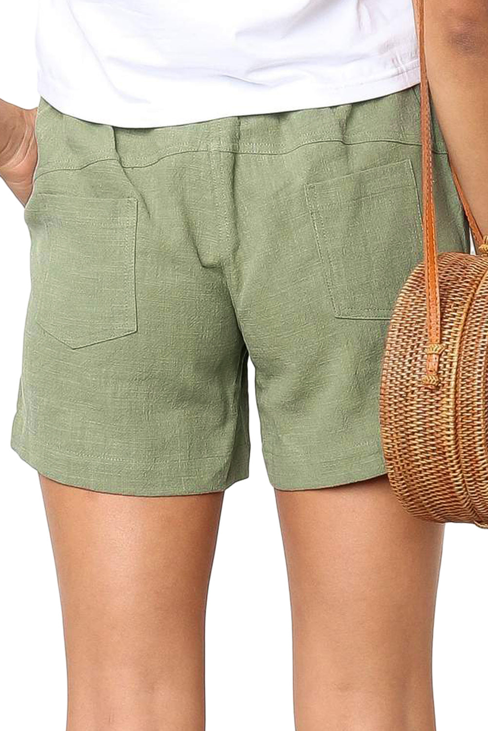 Khaki Faylin Shorts