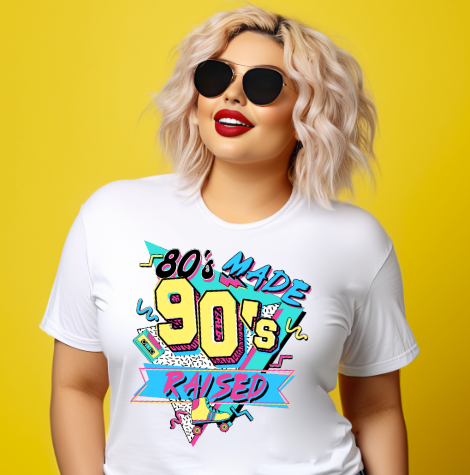 80's Made 90's Raised Graphic Tee