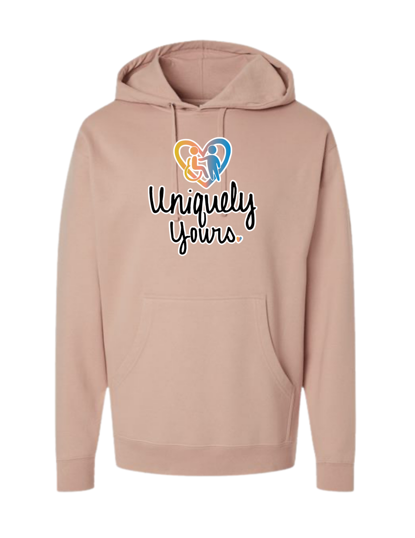 UY Lightweight Hoodie - Dusty Pink