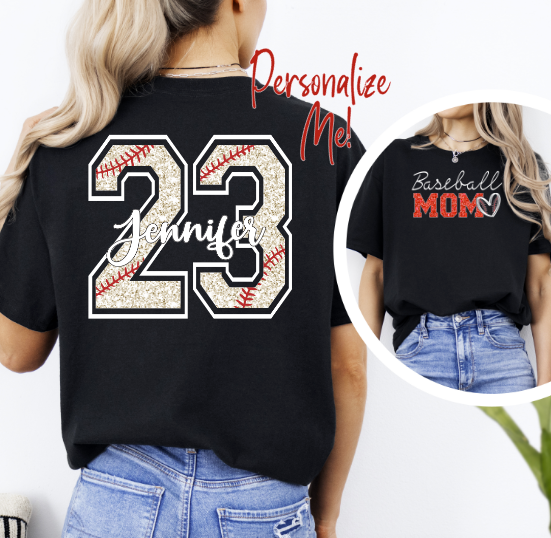 Baseball Mom Graphic Tee