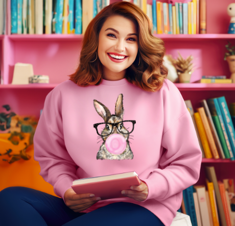 Bunny Glasses Crewneck Sweatshirt