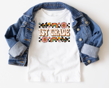 Retro Butterfly Back to School Graphic Tee