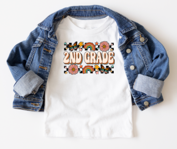 Retro Butterfly Back to School Graphic Tee