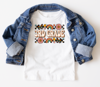 Retro Butterfly Back to School Graphic Tee