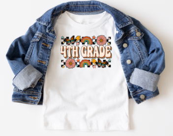 Retro Butterfly Back to School Graphic Tee