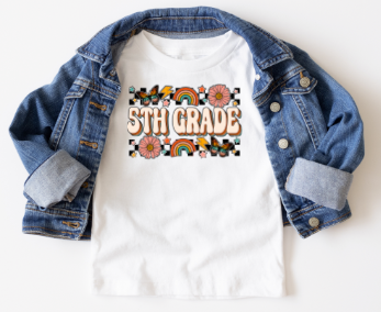 Retro Butterfly Back to School Graphic Tee