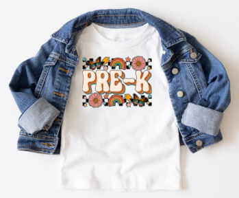 Retro Butterfly Back to School Graphic Tee