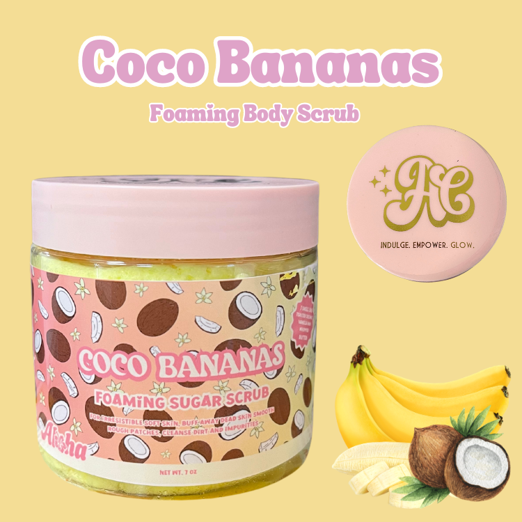 Aloha Foaming Sugar Scrub - Coco Bananas