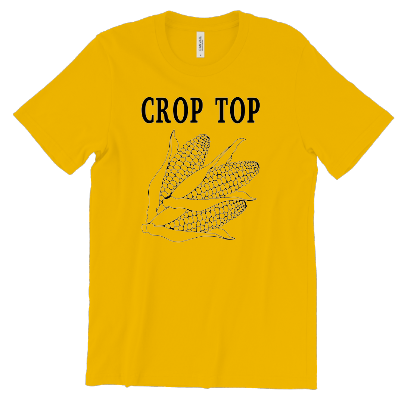 Crop Top Corn Graphic Tee