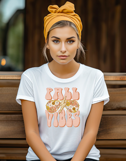 Retro Fall Vibes Graphic Tee
