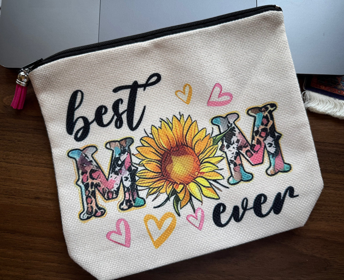 GG Best Mom Ever Zipper Bag