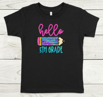 Galaxy Pencil Back to School Graphic Tee