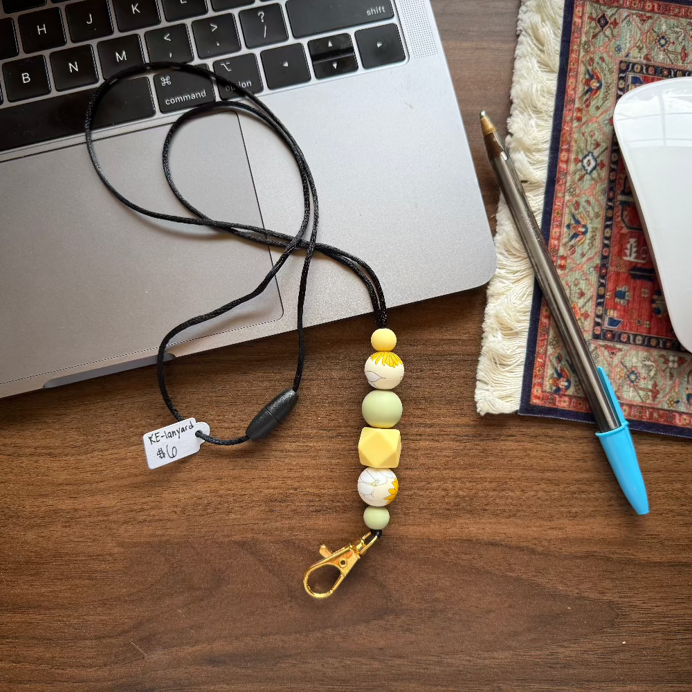 KE Silicone Bead Lanyard