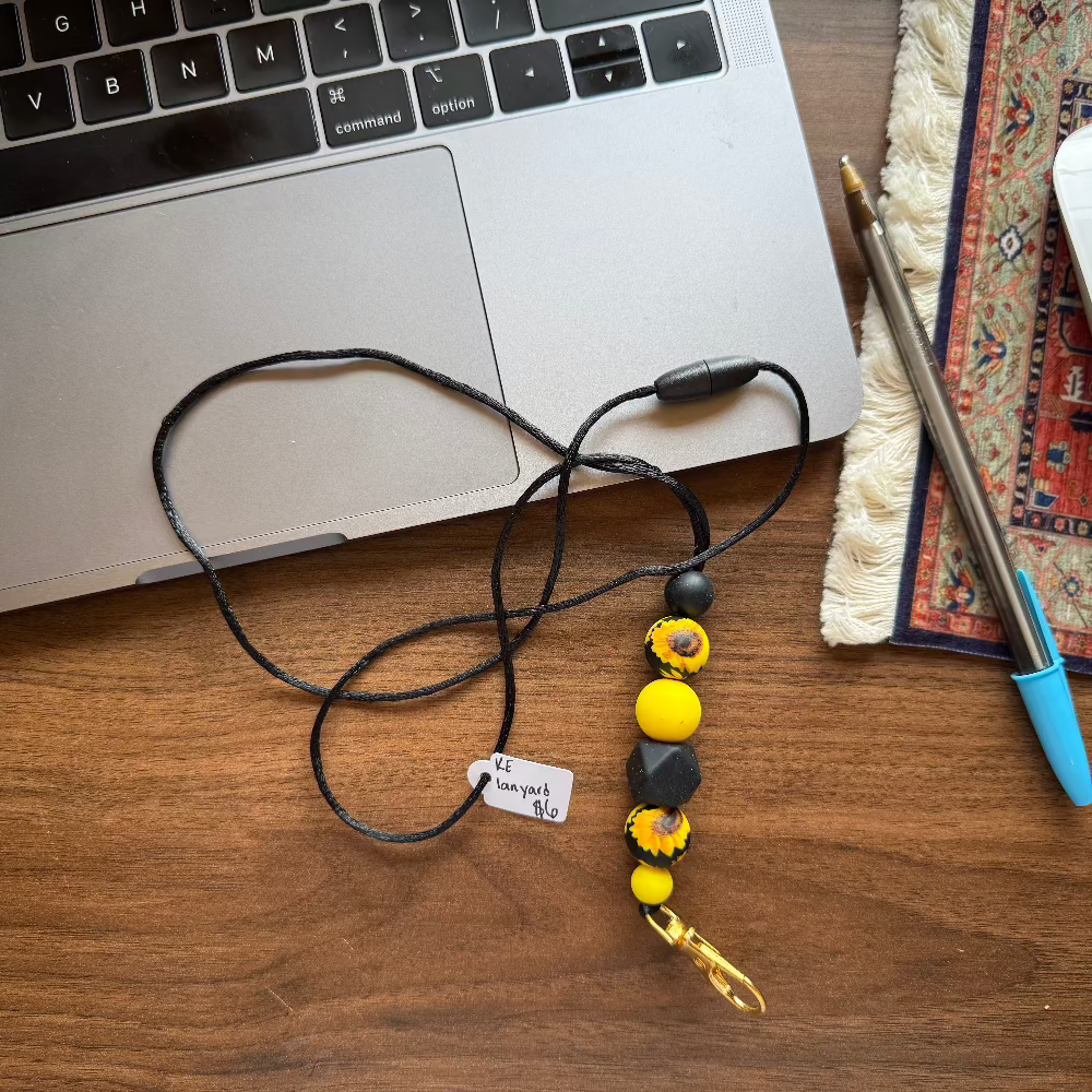 KE Silicone Bead Lanyard