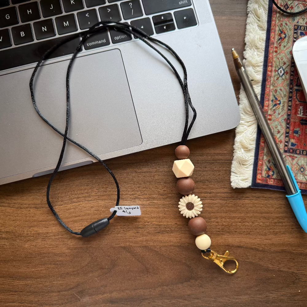 KE Silicone Bead Lanyard