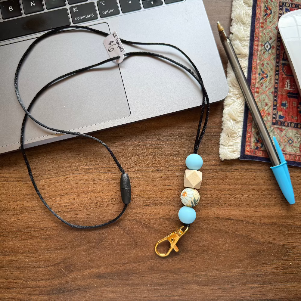 KE Silicone Bead Lanyard
