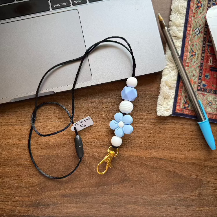 KE Silicone Bead Lanyard