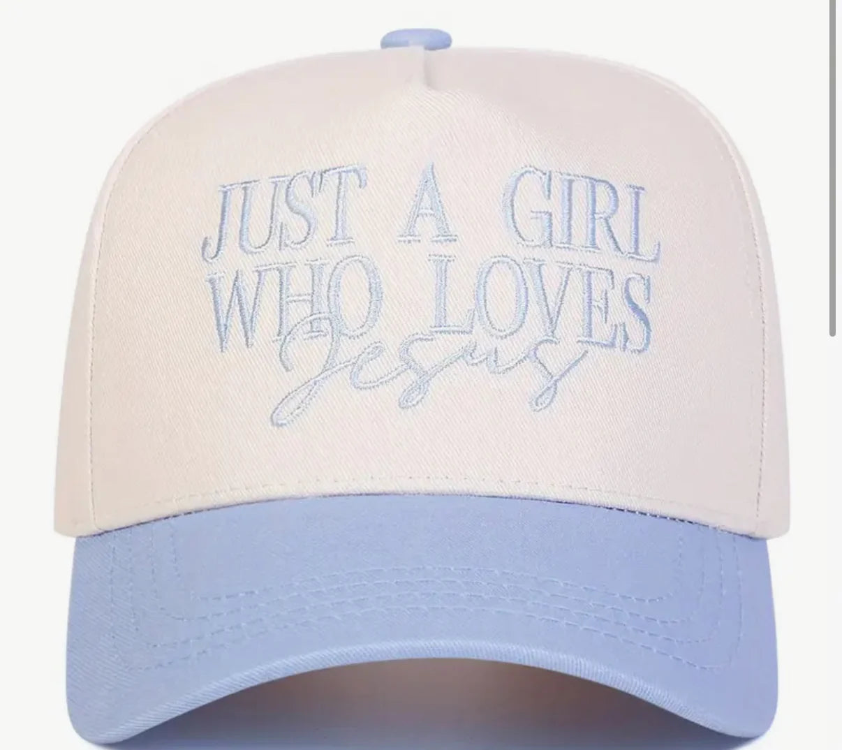 Girl Who Loves JESUS Hat