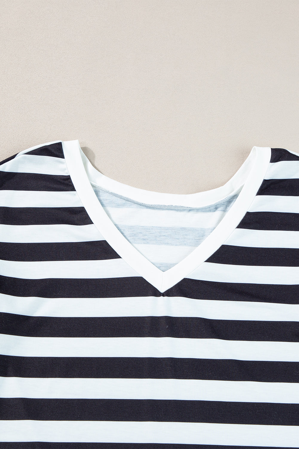 Striped Ruffle Sleeve Top