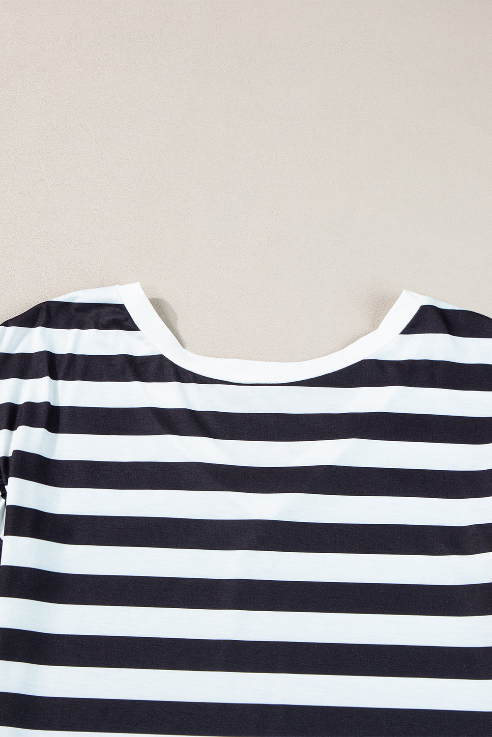 Striped Ruffle Sleeve Top