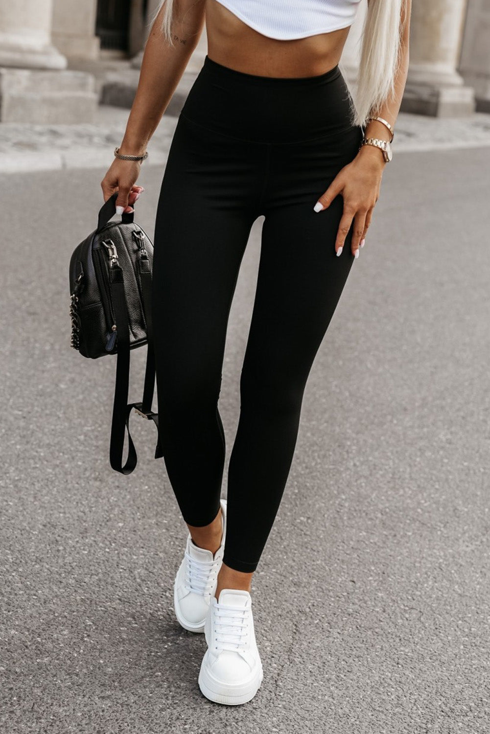 Peek-a-Boo Mesh Leggings