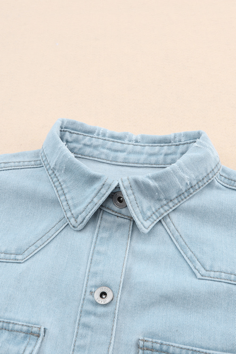 Distressed Denim Jacket
