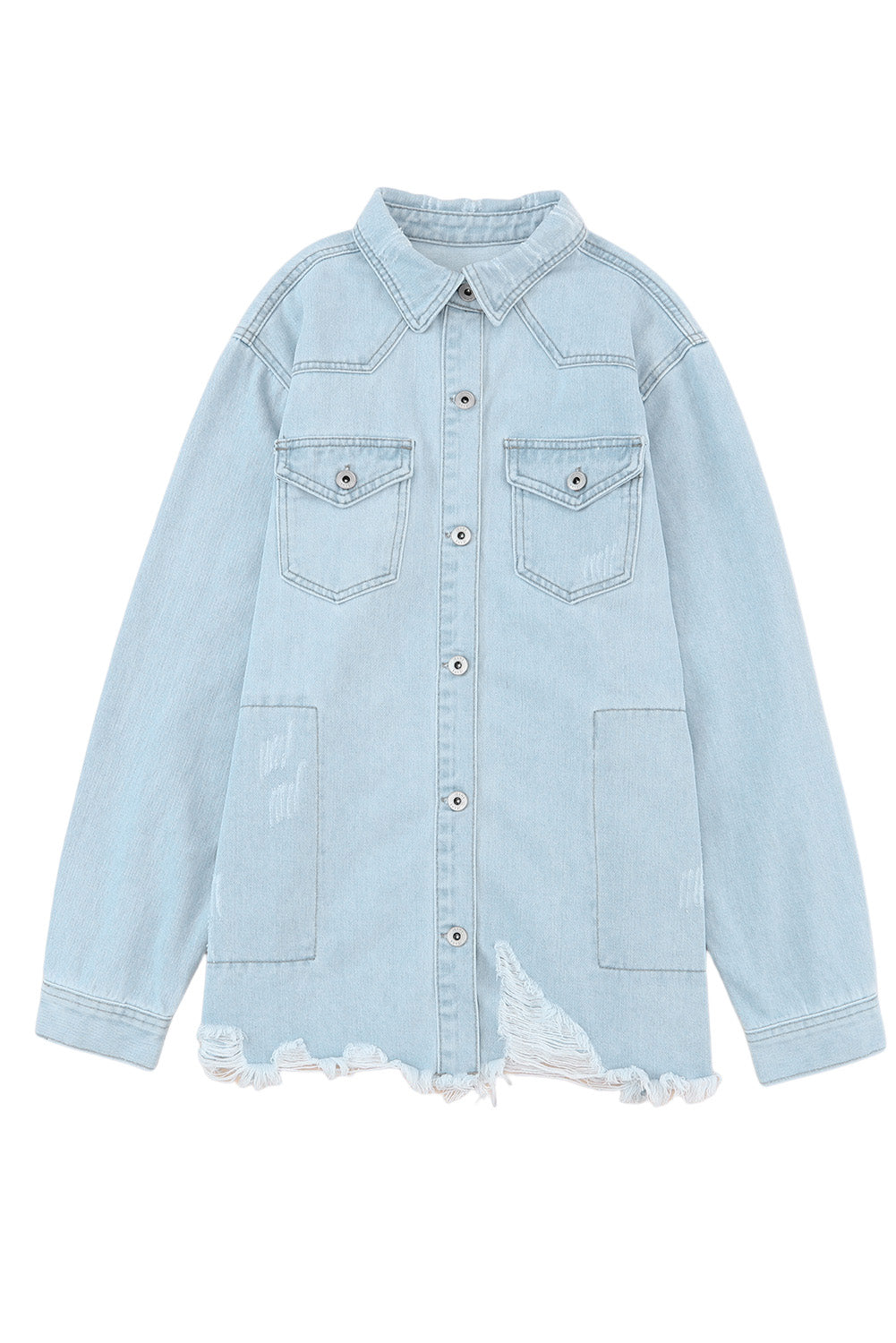 Distressed Denim Jacket