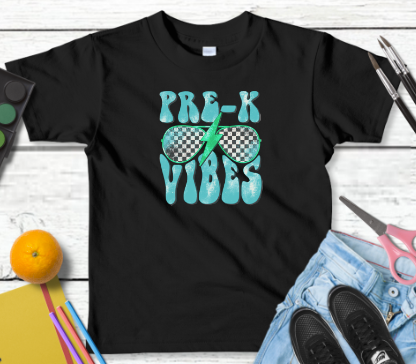 Retro Checkered Glasses Back to School Graphic Tee