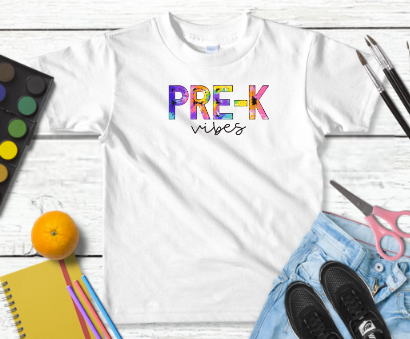 Tie Dye School Vibes Graphic Tee