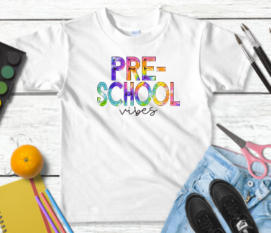 Tie Dye School Vibes Graphic Tee
