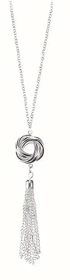 Silver Knot Necklace