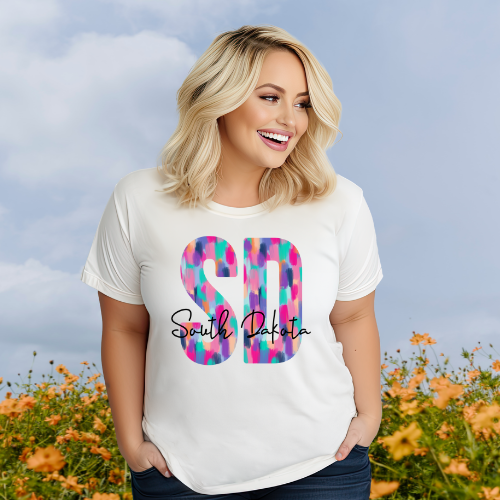 Paint Swatch South Dakota Graphic Tee