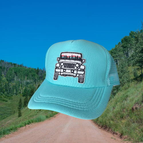 4x4 Mountain Trucker Hat