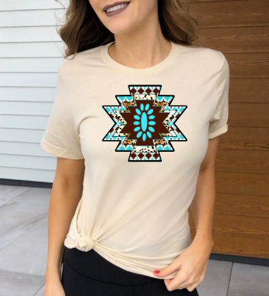Western Aztec Graphic Tee