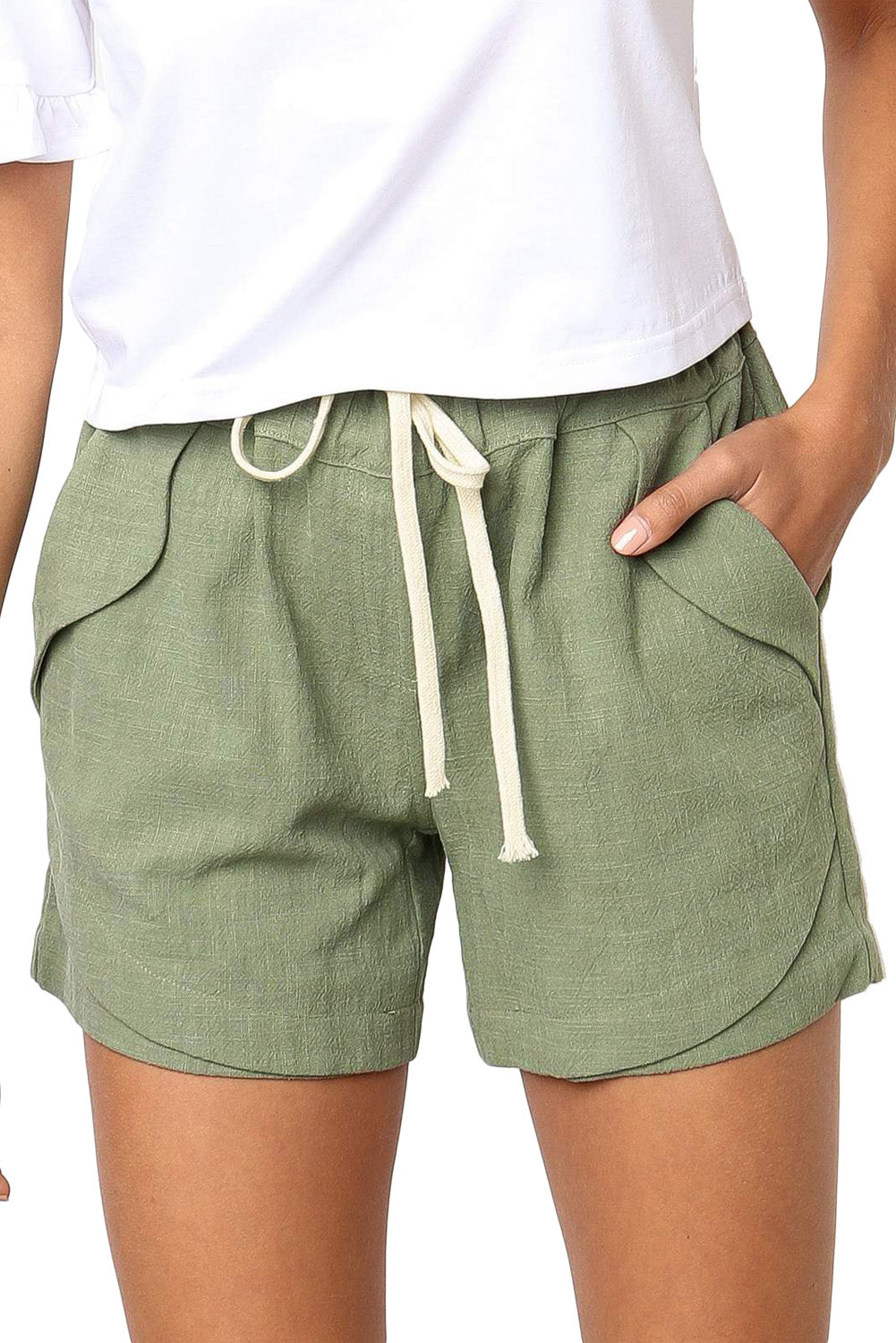 Khaki Faylin Shorts