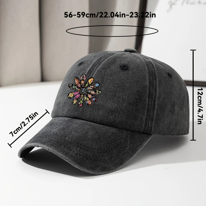 GG Baseball hat - vintage flower