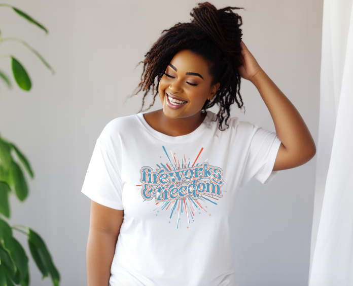 Fireworks & Freedom Graphic Tee