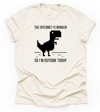 Internet Is Broken Graphic Tee