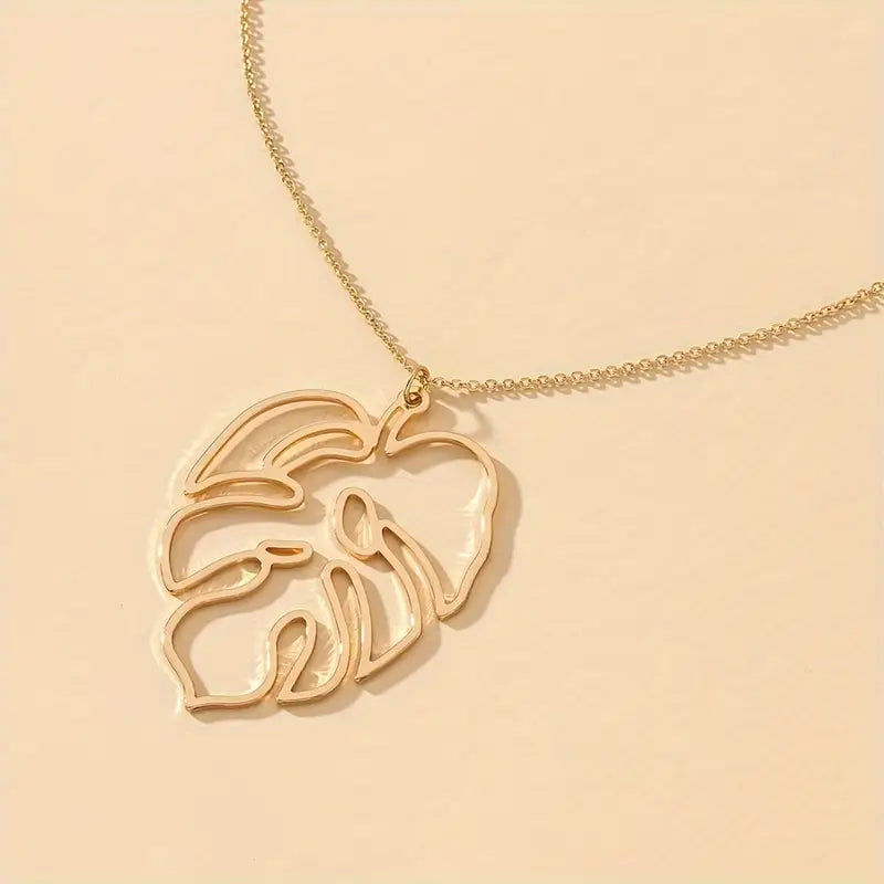 Palm Leaf Necklace
