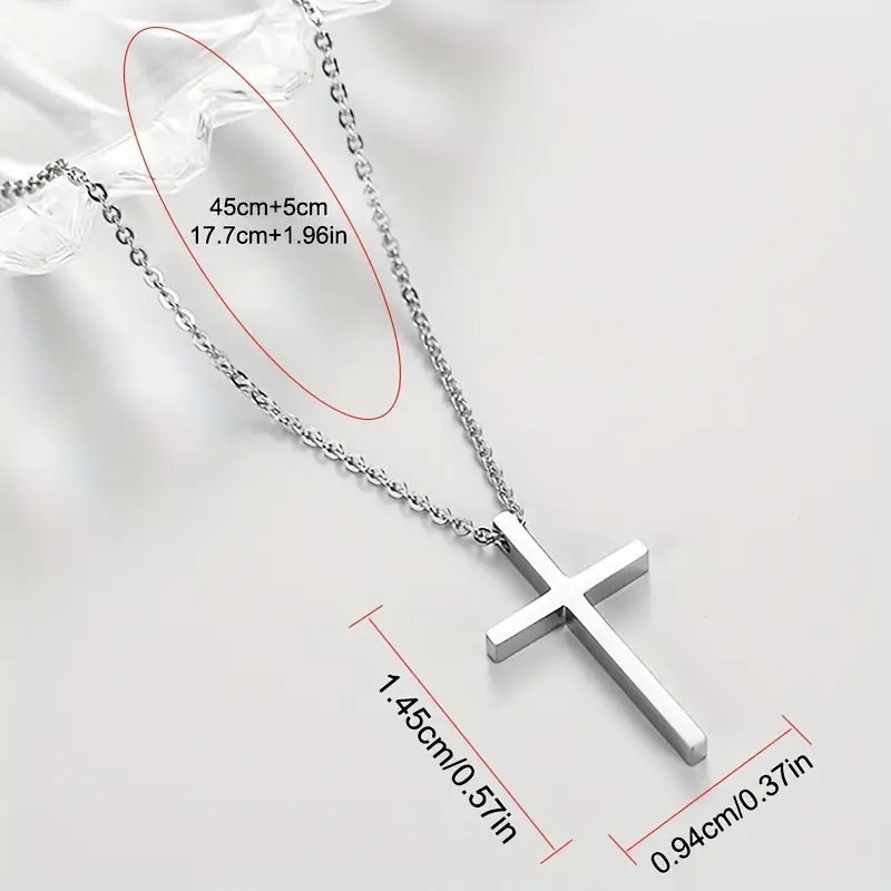 Silver Cross Necklace
